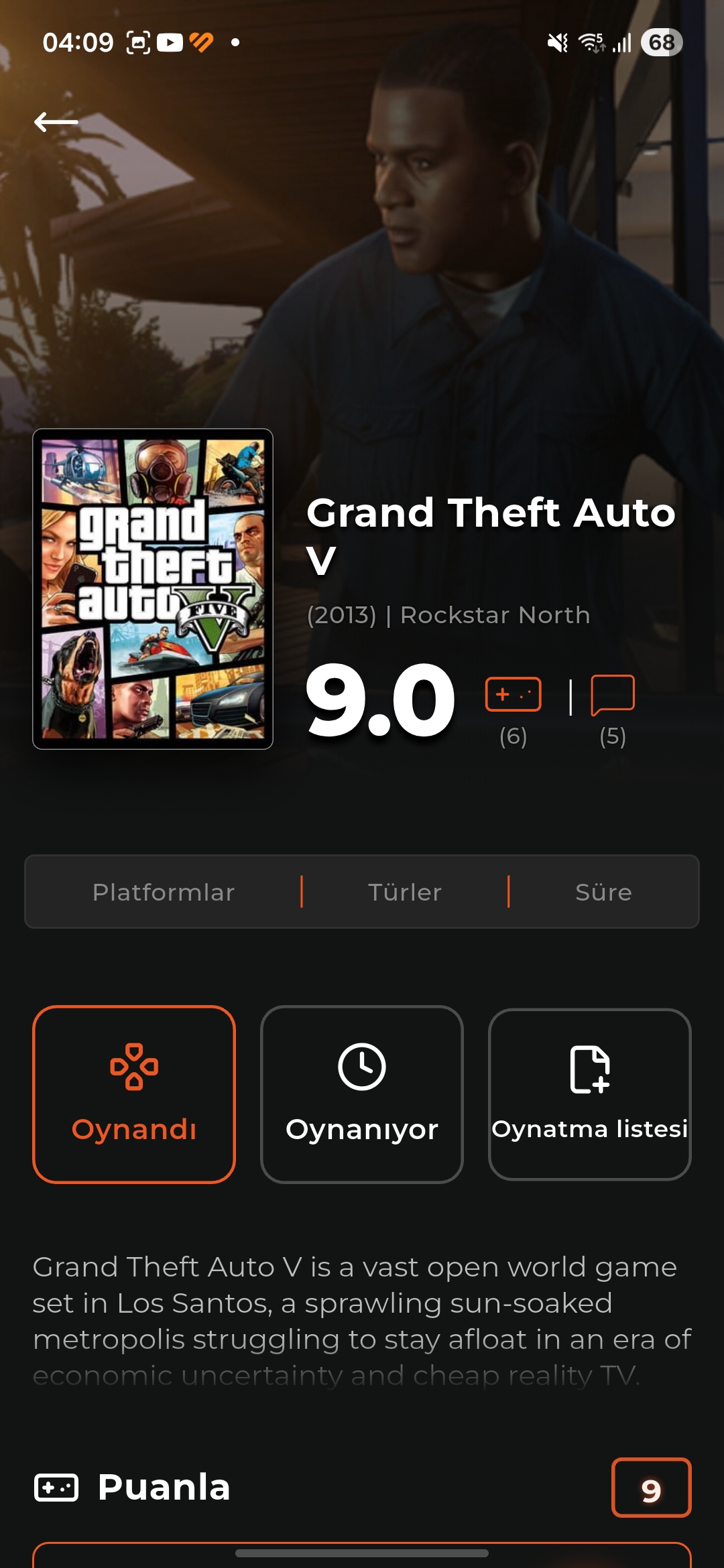 Game Detail